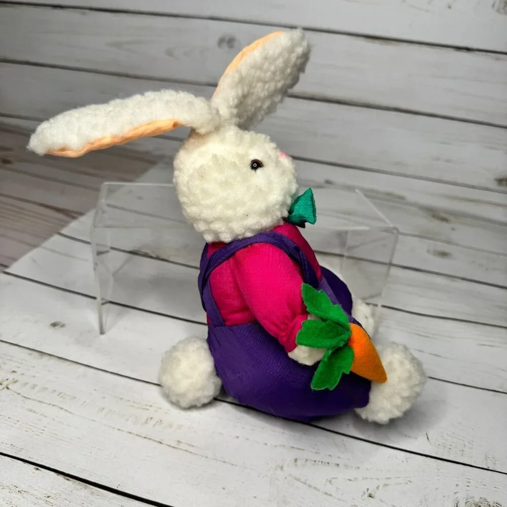 Vintage Nylon Plush Easter Bunny Rabbit 8